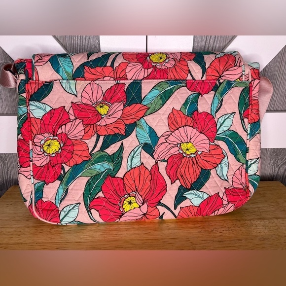 Vera Bradley Messenger Bag Vintage Floral with padded Laptop Compartment - Picture 10 of 13